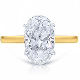 Bespoke Yellow Gold Oval Solitaire Ring