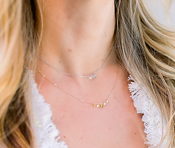 Fancy Colored Lab Grown Diamonds Necklace