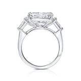 Elongated Radiant Diamond With Bullet Side Stones