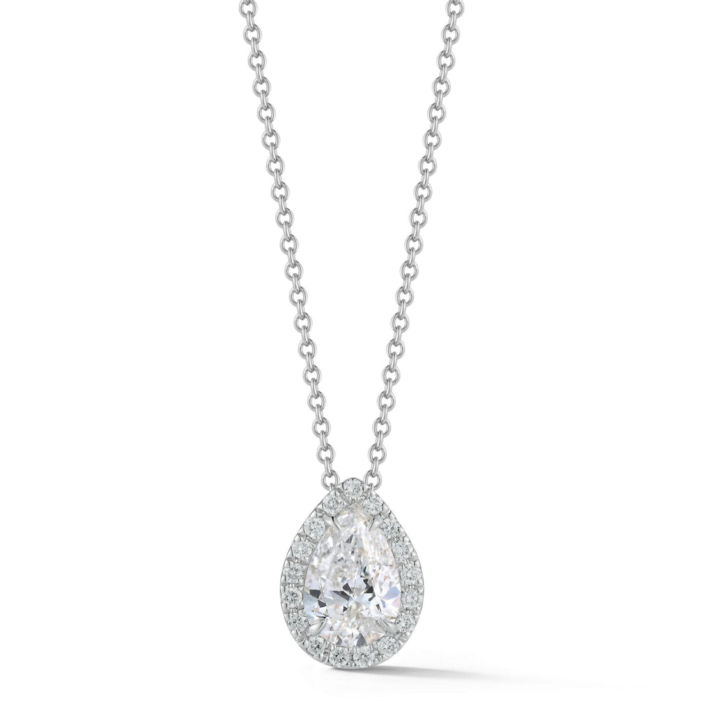 Single diamond necklace on sale